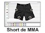 Short de MMA Personnalisé