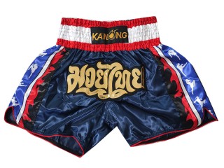 Kanong Short Kickboxing : KNS-149-Bleu marine