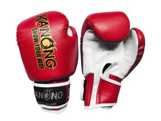 Gants de boxe enfant Kanong : Rouge
