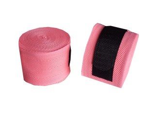 Bandage de Boxe Thai Enfants KANONG : Rose (élastique) 