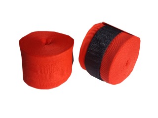 Bandage de Boxe Thai Enfants KANONG : Rouge (élastique) 