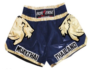 Boxsense Short Boxe Thai Enfants : BXS-303-Marine