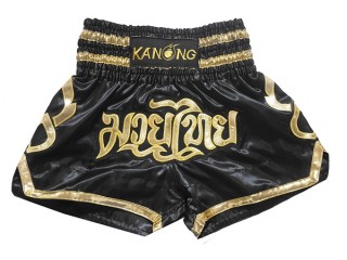 Kanong Short Boxe Thai Femmes : KNS-121-noir