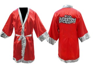 Kanong Peignoir de Muay Thai : KNFIR-125-Rouge 