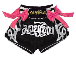 Kanong Muay Thai Shorts : KNS-127-Noir