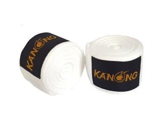 Bandage Muay Thai Bande Muay Thai KANONG : Blanc