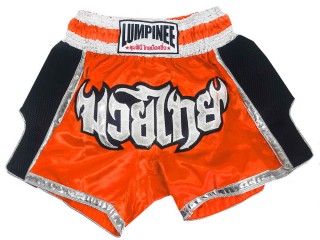 Lumpinee Short de Muay Thai : LUM-023-Orange