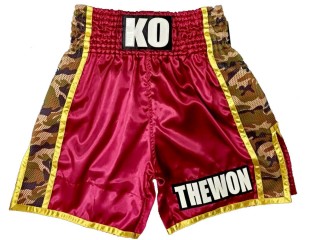 Shorts Boxe Anglaise Personnalisé : KNBXCUST-2066