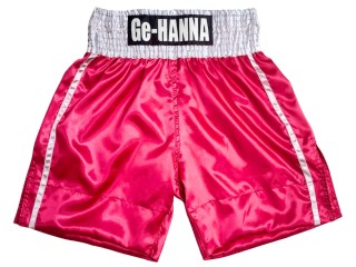 Shorts Boxe Anglaise Personnalisé : KNB XCUST-2071-Rose