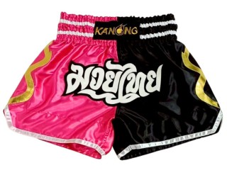 Kanong Short Kickboxing : KNS-143-Rosa-Noir