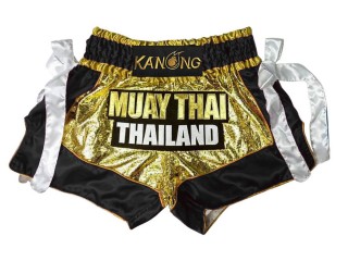 Kanong Short Kickboxing : KNS-152-Or-Noir
