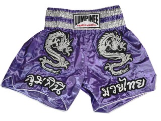 Lumpinee Short de Kickboxing : LUM-038-Pourpre