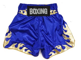 Shorts Boxe Anglaise Personnalisé : KNBSH-038-Bleu