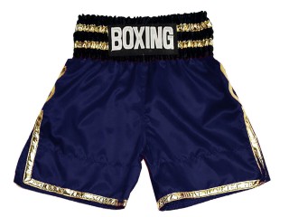 Shorts Boxe Anglaise Personnalisé : KNBSH-039-Marine