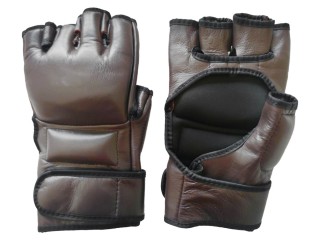 Gants MMA Grappling personnalisés : Marron