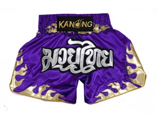 Kanong Short Boxe Thai : KNS-145-Violet