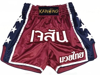 Short de Boxe Thai Personnalisé : KNSCUST-1208