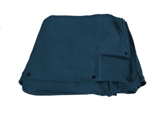 Toile coton pour ring de boxe 5x5 m : Bleu marine