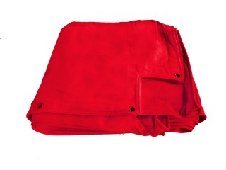 Toile coton pour ring de boxe 6x6 m : Rouge