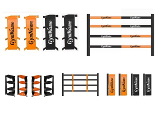 Personnalisables Couvre Ring de Boxe (set entier) : Orange/Noir