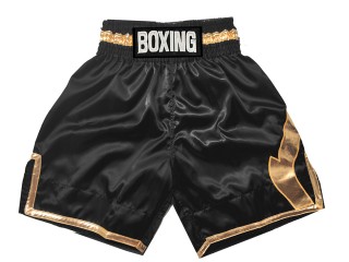 Shorts Boxe Anglaise Personnalisé : KNBSH-036-Noir-Or