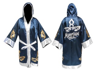 Kanong Peignoir de Boxe : KNFIR-143-Marine