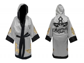 Kanong Peignoir de Boxe : KNFIR-143-Argent