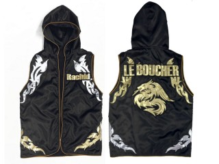 KANONG Sweats à capuche Muay Thai : KNHODCUST-002-Noir