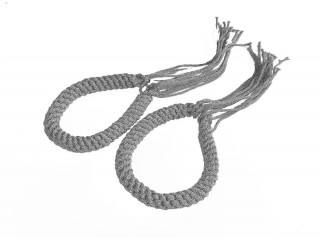 Prajead brassards Muay Thai : Argent