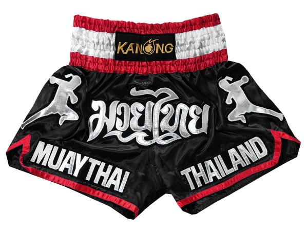 Kanong Short Boxe Thai Enfant : KNS-133-Noir