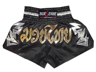 Boxsense Short Boxe Thai : BXS-090-Noir