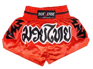 Boxsense Short Boxe Thai : BXS-090-Rouge