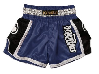 Kanong Retro Short Boxe Thai : KNSRTO-208-Marine