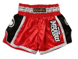 Kanong Retro Short Muay Thai Femme : KNSRTO-208-Rouge