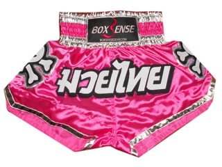 Short Muay Thai Enfant Boxsense : BXSKID-017 Rose