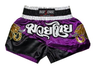 Boxsense Short Boxe Thai : BXS-091-Violet