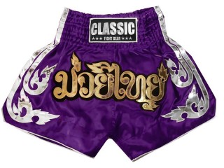 Classic Short de Boxe Muay Thai : CLS-015-Violette