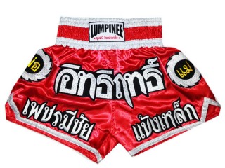 Lumpinee Short Boxe Thai Femme : LUM-016-W Rouge