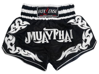 Boxsense Short de Muay Thai : BXS-076-BK