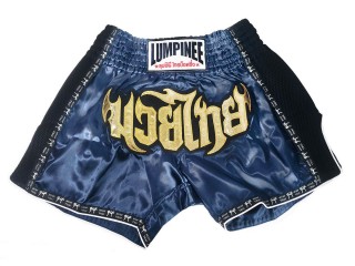 Lumpinee Retro Short Boxe Thai Femme : LUMRTO-003-Marine-W