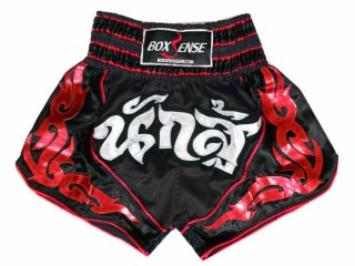 Boxsense Short Boxe Thai Noir : BXS-063-Noir