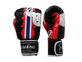 Gants de boxe enfant Kanong : "l'éléphant" Noir