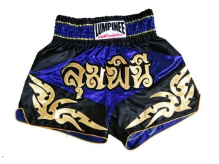 Lumpinee Short Boxe Thai : LUM-049-Bleu