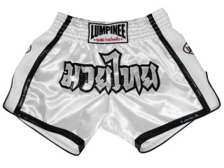 Lumpinee Short Boxe Thai : LUMRTO-005-Blanc