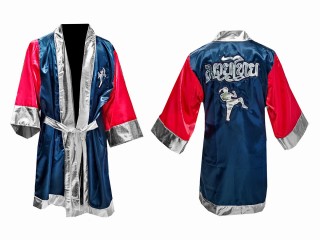 Kanong Peignoir de Boxe : Bleu/Rouge