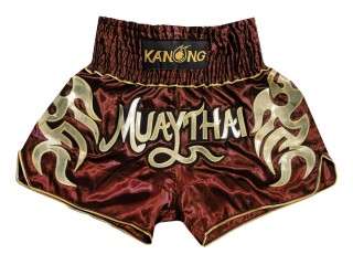 Kanong Short Boxe Thai : KNS-134-Bordeaux