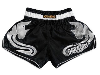 Kanong Retro Short Boxe Thai : KNSRTO-209-Noir