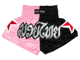 Short Muay Thai Enfant Boxsense : BXSKID-005-Rose