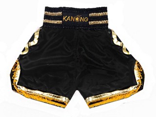 Shorts Boxe Anglaise Kanong : KNBSH-201-Noir-Or