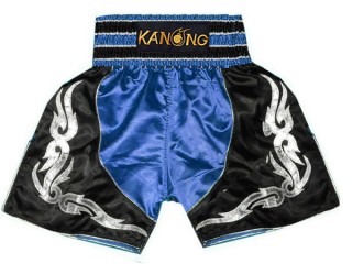 Shorts Boxe Anglaise Kanong : KNBSH-202-Bleu-Noir